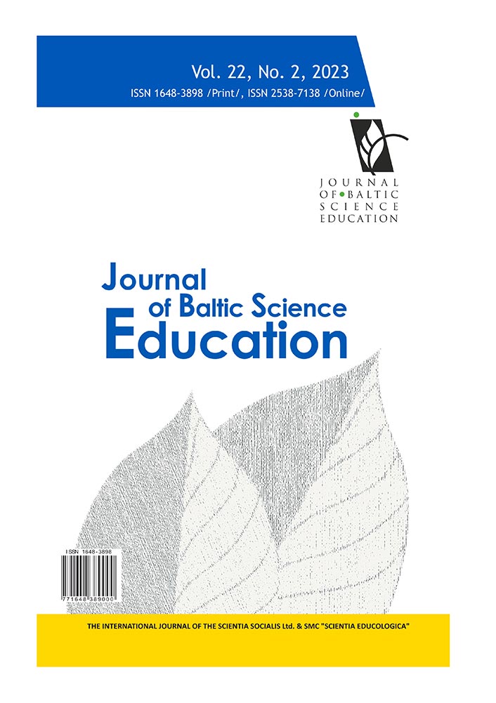 Article in Journal of Baltic Science Education